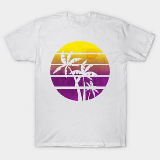 Retro Palm Tree Vintage Surf Tropical Gift Design T-Shirt